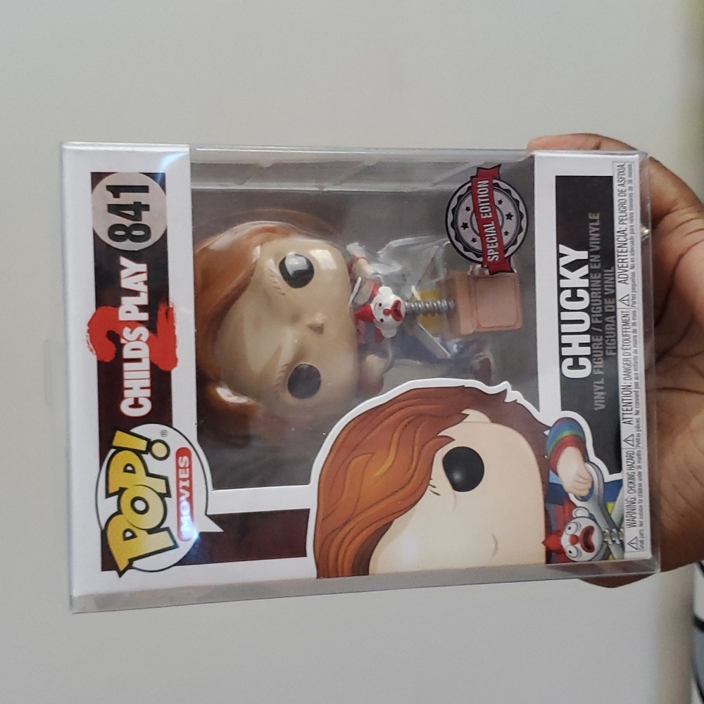✂️ Child's Play 2 CHUCKY Funko Pop #841 Special Edition Sticker - New in Box